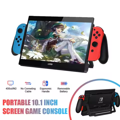 G-story Monitor for Nintendo Switch OLED 1080P 60HZ Portable All-in-One Handheld Devices External Sc