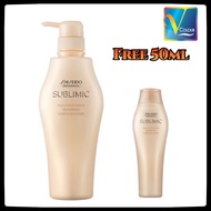 Shiseido Professional Sublimic Aqua Intensive Shampoo 500ml +Free 50ml Aqua Shampoo