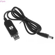 YOLO Step-up Cord Modem Fan LED Strip Black DC Power Cable DC 5V to 12V USB To DC WiFi to Powerbank 