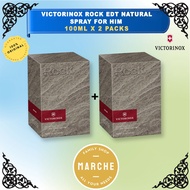 2X VICTORINOX Rock EDT Natural Spray For Him 100ml #Marche Family Shop#