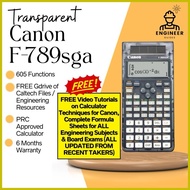 ☈ ✿ ❤ Canon f-789sga Transparent Scientific Calculator Canon F 789sga Canon f789sga