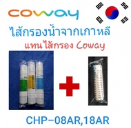 Coway ชุดไส้กรองน้ำระบบ RO 4 ไส้ ใช้แทนไส้กรองCoway(โคเวย์)รุ่น CHP-08AR CHP-18AR