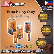 Kingever 8 pcs 100% Orignal Extra Heavy Duty AAA AA C D 9V/6F22 Battery