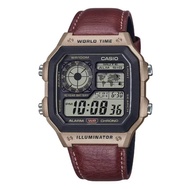 CASIOนาฬิกาข้อมือดิจิตรอนAE-1200WHL-5ของแท้รับประกะน 1ปี