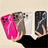 For infinix Hot 8 Hot 9 Pro Hot 10 Lite Hot 9 Play Hot 10 Play Hot 11 Play Hot 12 Play Hot 12i Hot 20 Play Hot 20i Hot 30 Play Hot 30i Phone Case White Lightning TPU Back Cover