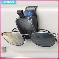 JOYROOM JR-ZS511 Car Sunglasses Holder Universal Car Sun Visor Eyeglass Holder Glasses Clip Card Tic