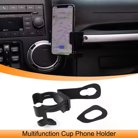 Car Multifunctional Water Cup Mount Bracket Mobile Phone Drinks Holder for Jeep Wrangler JK 2011-201