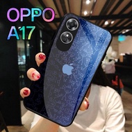 HP [H01] OPPO A17 Glass Softcase - Casing OPPO A17hp - Case OPPO A17hp - OPPO A17 Softcase
