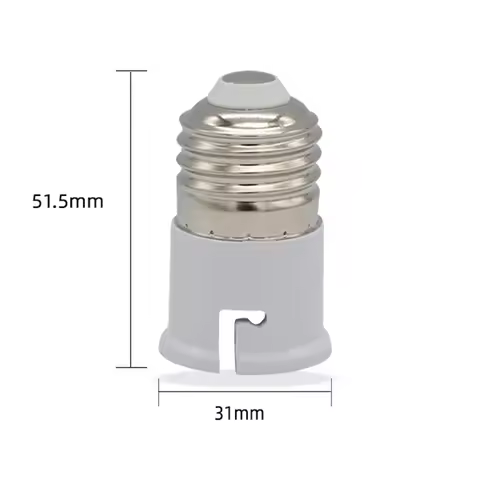 B22 to E27 conversion headlight mount mount to large screw E27 adapter LED lamp socket accessories c