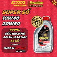[MTVV] Lubricant oil No. CALTEX HAVOLINE SUPER 4T 10W40 20W50 800ml Mineral base with additives<END>