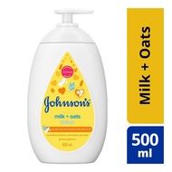 [Free Shipping] Losyen Bayi + oat Johnson's Baby Lotion Milk + Oats (500ml) READY STOCK