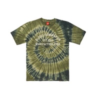 Bloods Tshirt Kaos Amoeba Tie Die Olive