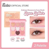 Cutezz_Ching1 Fanbo Love Letter Eyeshadow Palette Longlasting Highly Pigmented
