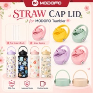 MODOFO Straw Cap LID Thermos Bottle CAP LID - Compatible with MODOFO 1000ml Flower Printed Tumbler &
