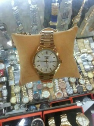 JAM TANGAN PRIA/WANITA SEIKO (5) DAY/DATE ON KW SUPER RT GOLD MEWAH