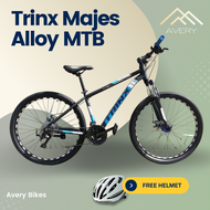 TRINX Bike ALLOY Mountain Bike MTB MECHANICAL / HYDRAULIC BRAKES Mountain Bike Cycling Outdoor Recreational Bike MTB with FREE HELMET