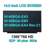 N140BGA-EA3 N140BGA-EB3 N140BGA-EA4 Rev.C1 NT140WHM-N31 Matrix For Laptop 14.0" LED Display LCD Scre