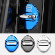 Car Door Lock Protection Cover Stainless Steel For Mazda 2 3 5 6 Cx-3 Cx-4 Cx-5 Cx5 Cx-7 Cx-9 Car Accessories