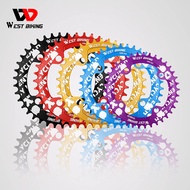 WEST BIKING Positive Negative Tooth Disc Single Disc 104BCD Mountain Bike Disc 32T 34t 36T Bike Acce