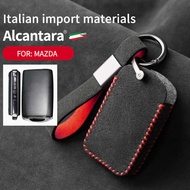 Suitable for Mazda Car Key Cover CX30/cx4cx5cx8 Alcantara Suede Key Case Cover