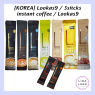 [KOREA] Lookas 9 5 sitcks /Maxim Kanu instant stick coffee / Latte / Double Shot Latte / Vanilla  Latte / Green Tea Latte / Tiramisu Latte /  Dolce Latte / Milk Tea Latte / Americano