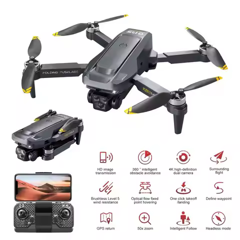 K811 Max Drone 5G Professional 4K HD Aerial Photography Dual-Camera Omnidirectional Obstacle Avoidan