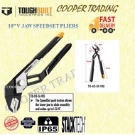 TOUGHBUILT 10"/12" V Jaw SpeedSet Pliers - TB-H3-51-V10 / TB-H3-51-V12