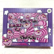 現貨 包順豐 台灣製 Alice Disney Cheshire Cat 妙妙貓 愛麗絲夢遊仙境 砌圖 拼圖520片 柴郡貓 歙縣貓 笑臉貓