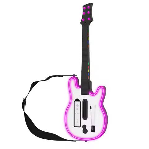 Wireless Guitar Controller Wireless Gaming Controller Guitar Gamepad Game Guitar for Wii Guitar Hero