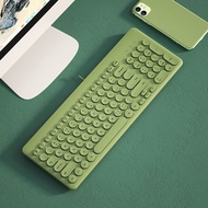 BOW K221U Wired Keyboard Colorful Ergonomic 96 Keys Pink Black White Yellow Green Keyboard for Deskt