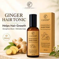 Candid Ginger Extract Hair Tonic Hair Growths Serum Scalp 100ml Strengthens Hair Roots