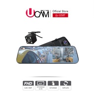 กล้องติดรถยนต์หน้าหลัง ucam รุ่น G58t กล้องแบบกระจก ระบบความปลอดภัย ระบบสัมผัส จอ 4.5 นิ้ว FullHD