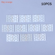 [Big orange] 10pcs Aileron Hinges For RC Model Plane Wings Nylon Pinned Hinges For RC Model Plane Wi