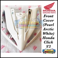 ☬ FRONT COVER (PEARL ARCTIC WHITE) FOR HONDA CLICK 125I V3 | HONDA GENUINE PARTS | 64300-K2V-H20ZF