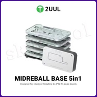 2UUL BH13 Middle Layer Reballing Station MIDREBALL Base 5in1 Reballing Stencil Steel Mesh for IPhone