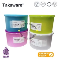 TAKAWARE CHLOE Plastic Food Container Set | Sealware | 5pcs plastic jars + bag