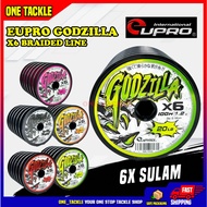 Eupro Fishing Line Godzilla X6 Braid Line 100m tali 6x sulam