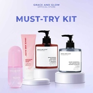 Must-Try Kit Grace And Glow Brightening Body Wash/Sabun Mandi + Black