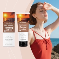 Tanning Body Lotion with 1,2-Hexanediol & Carbomer for Healthy Sun-Kissed Glow & Smooth Transition