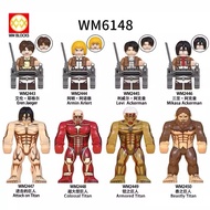 Minifigure Attack on TiTan Assembly Toys Minifigures Comic Characters Attack on TiTan