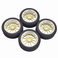 12mm Hex RC Racing Cars Accessories 4Pcs Set Racing Foam Tire Wheel Rim Set For HSP HPI 1/10 On-road
