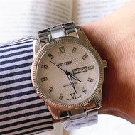 Citizen Luxury Top Diamond Quartz Movement Automatic Men Watch Stainless Steel Calendar Watches