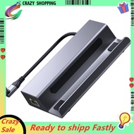 Handheld Charging Dock Multi Port USB HUB Video Converter Base Expansion Dock