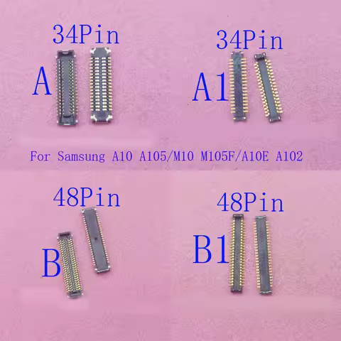 1-50Pcs Usb Charging Charger Lcd Display Screen Flex FPC Connector Plug For Samsung Galaxy A10E A102