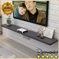 []Tv Cabinet Console Tv Cabinet Wall Mount Side Table Tv Cabinet Woode Rack Shelf Living Room TV Set-top Box Wall Hanging Decorative Wall Partition ZNCP
