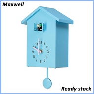 maxwell   Modern Cuckoo Wall Clock Fashion Creative Pendulum Clocks Bird House Battery Powered Cuckoo Wall Clock For