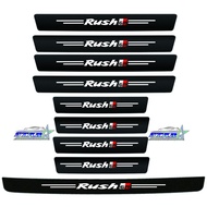 9pcs New rush gr sport Car Footrest Protector sticker sill plate rush gr sport