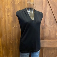 giordano ladies Black V-Neck Knitted Vest