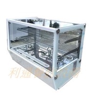 《利通餐飲設備》白色 160L-5 方形桌上型蛋糕櫃 (長88cm) LED .小菜櫥 冷藏冰箱 玻璃冰箱 展示櫃