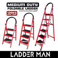 3/4/5/6 Medium Duty Step Ladder Foldable Stool Ladder With Handle Tangga Lipat Murah Lightweight Folding Ladder Stool